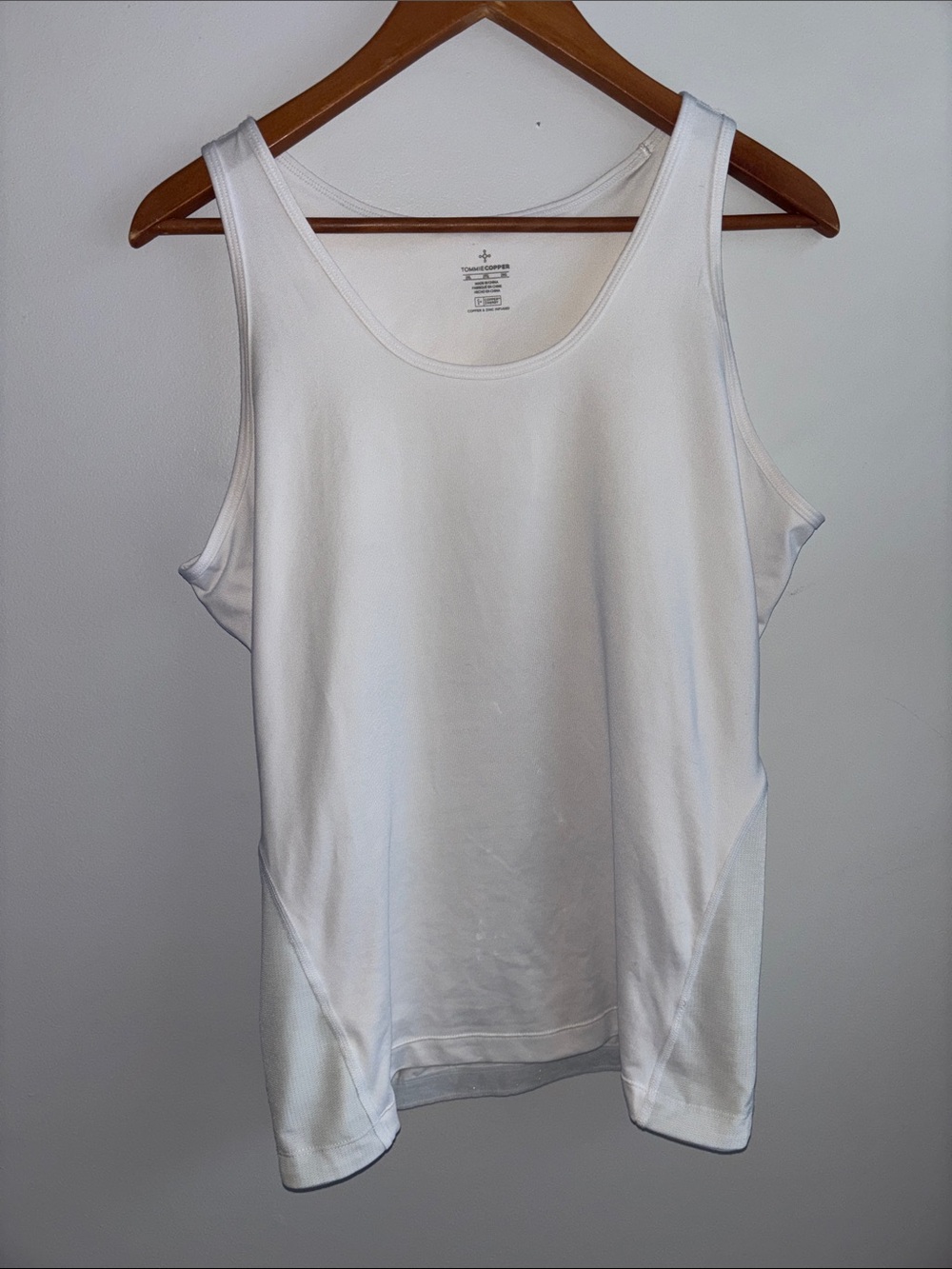 Tommie copper Classic White Tank Top